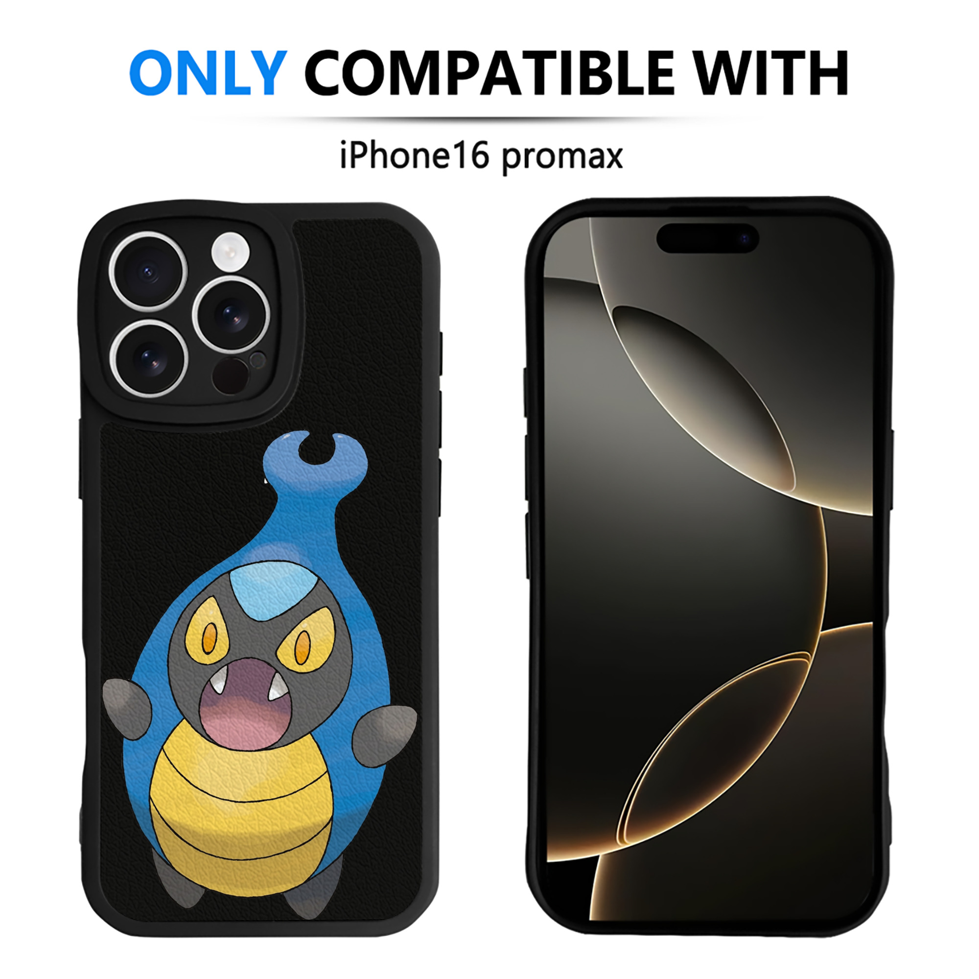 （画像用） ポケットモンスター Pokémon 【iPhone 16シリーズ対応】シリコンスマホケース（レザー調） 材質：シリコン